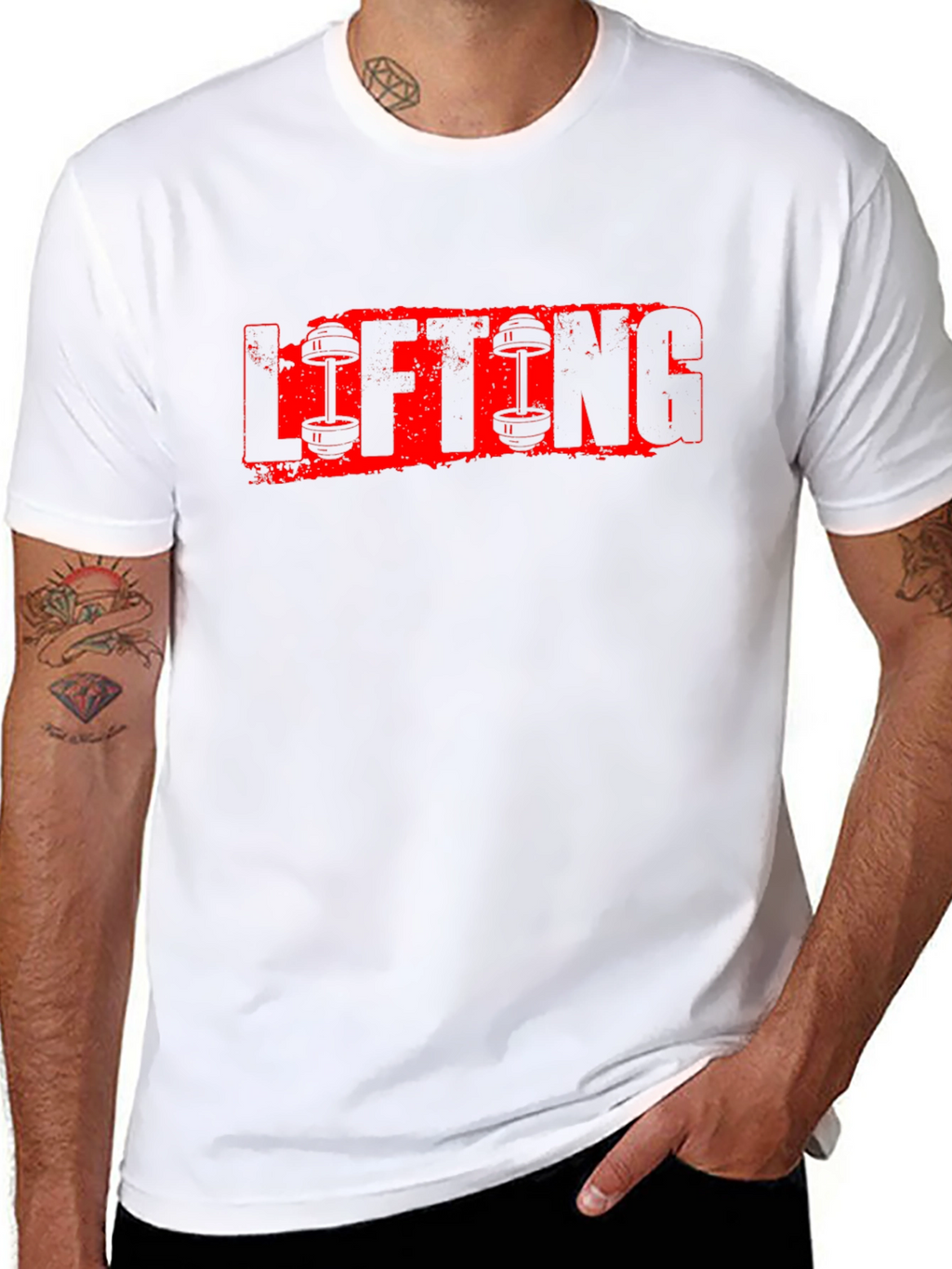 Lifting Graphic Tee - Black Fitness Shirt