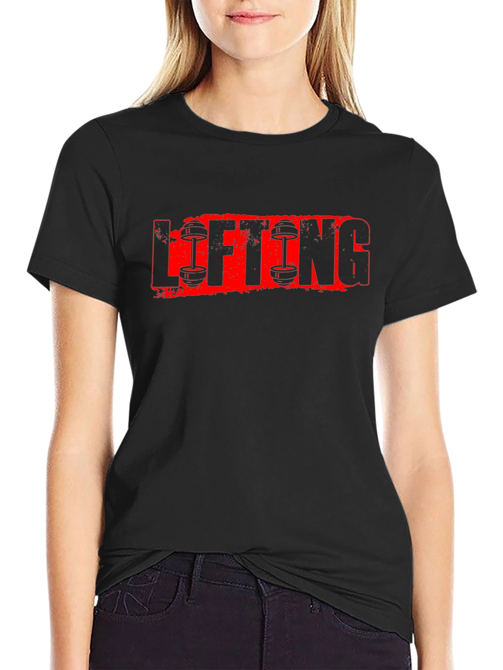 Lifting Graphic Tee - Black Fitness Shirt