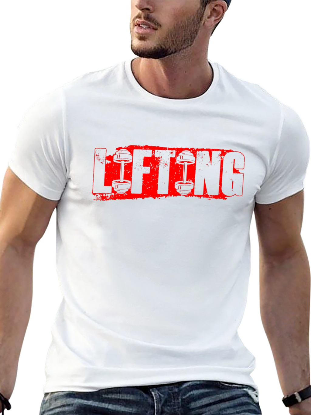 Lifting Graphic Tee - Black Fitness Shirt