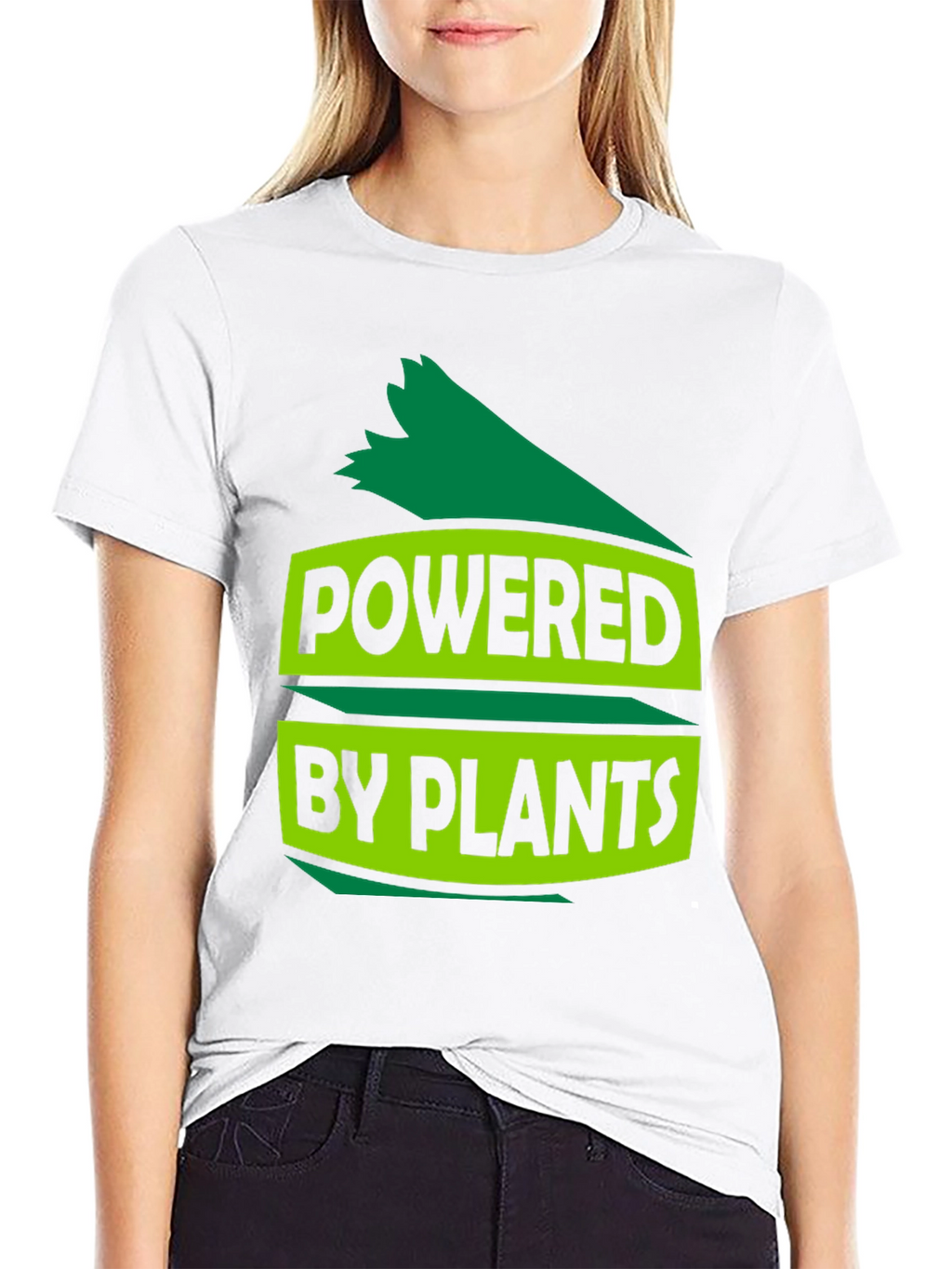 Powered By Plants Graphic Tee - Black
