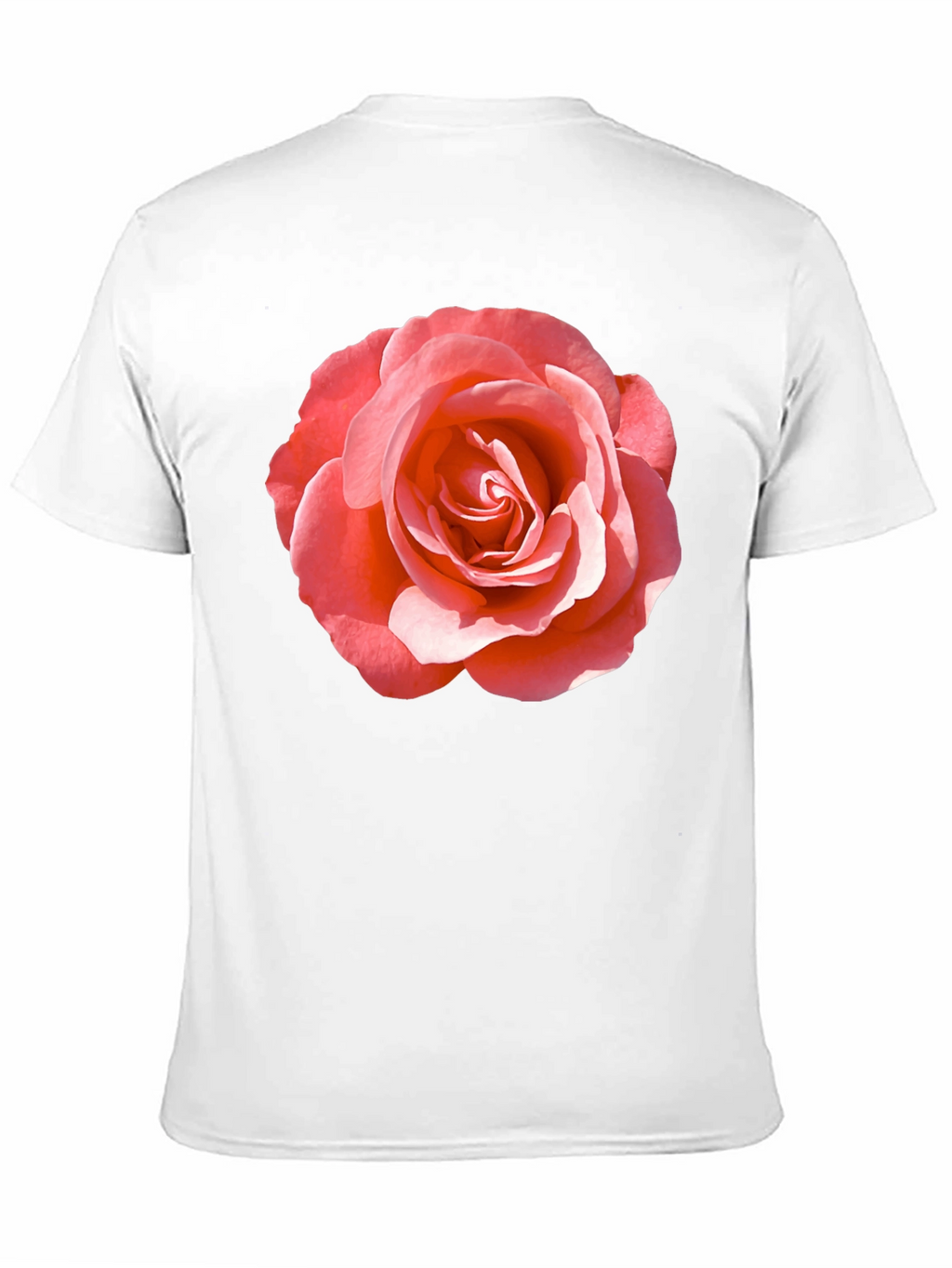 Rose Graphic Tee - Classic Black Cotton Comfort