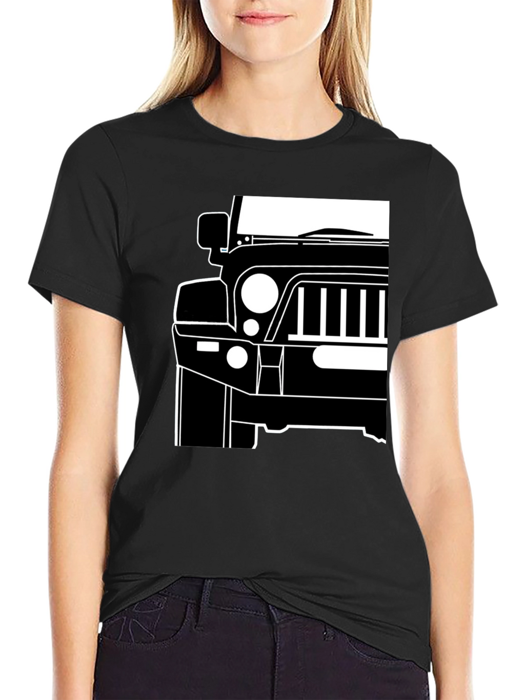 Jeep Front T-Shirt - Bold Automotive Graphic Tee