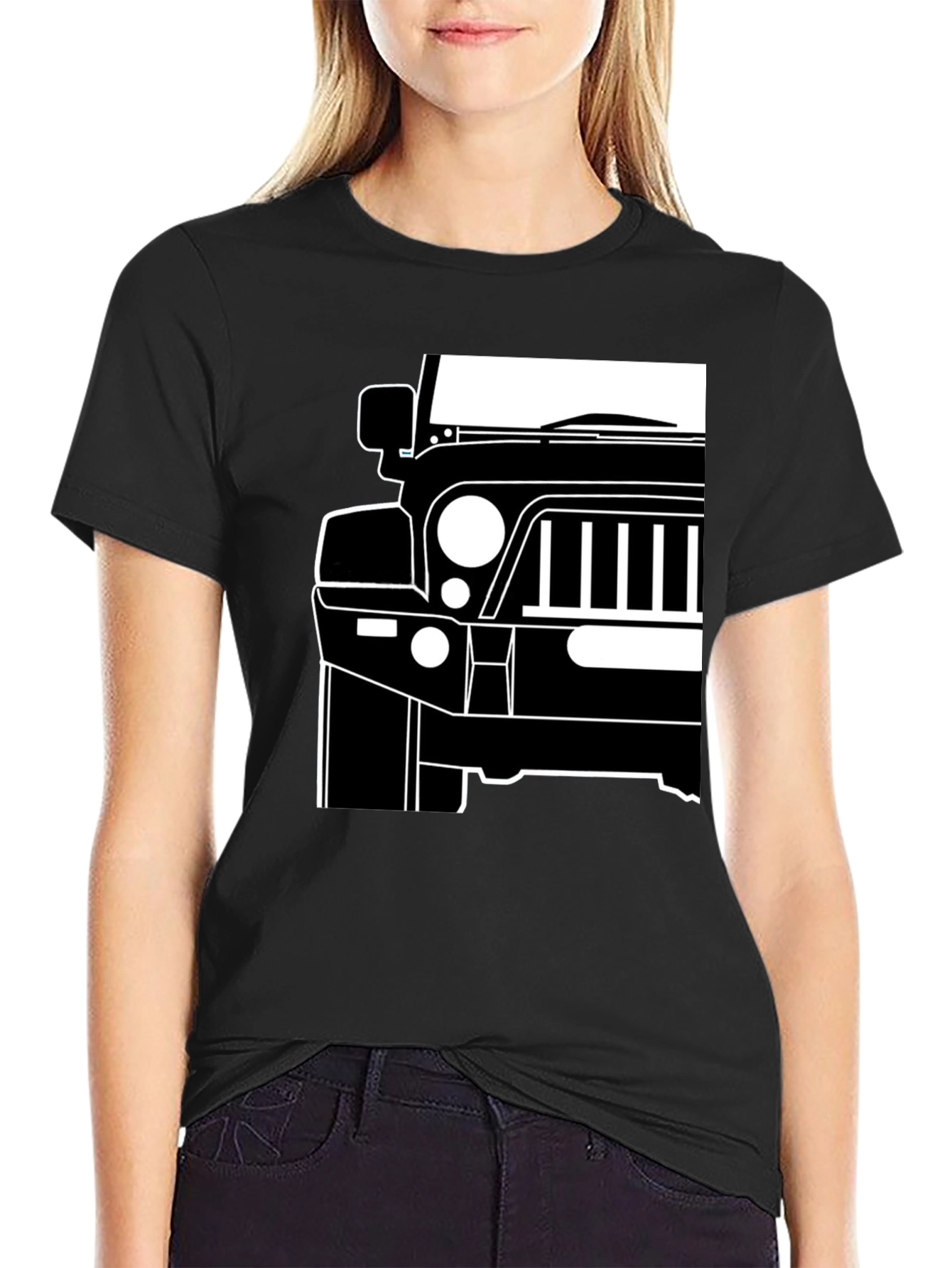 Jeep Front T-Shirt - Bold Automotive Graphic Tee