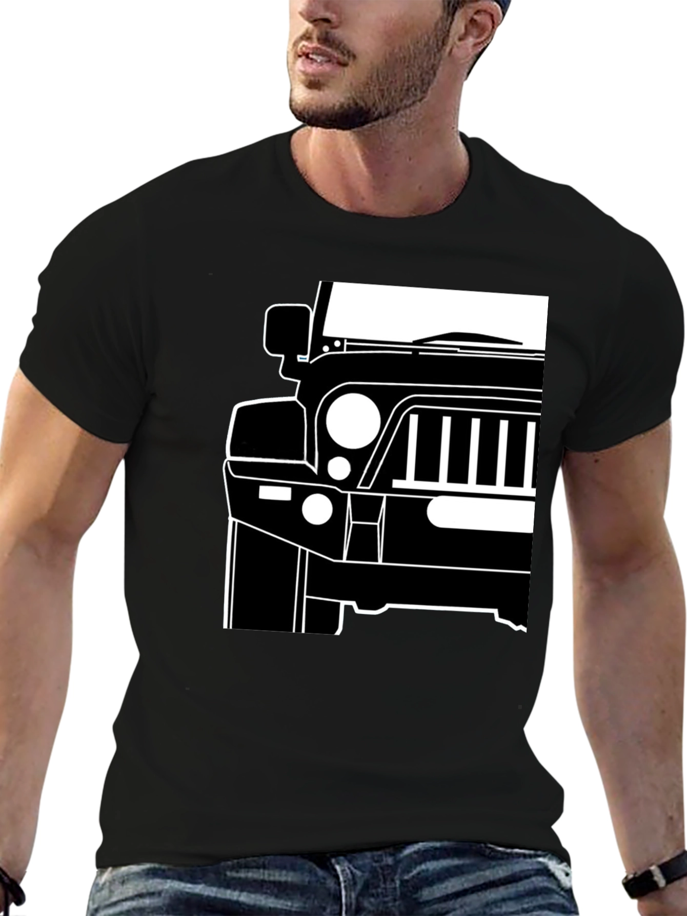 Jeep Front T-Shirt - Bold Automotive Graphic Tee