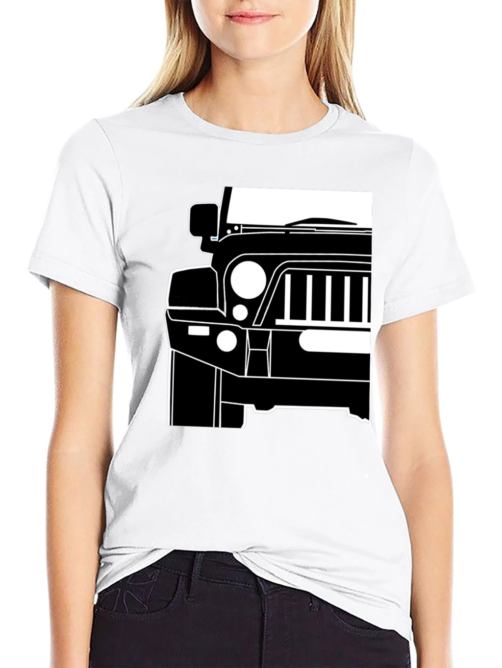 Jeep Front T-Shirt - Bold Automotive Graphic Tee