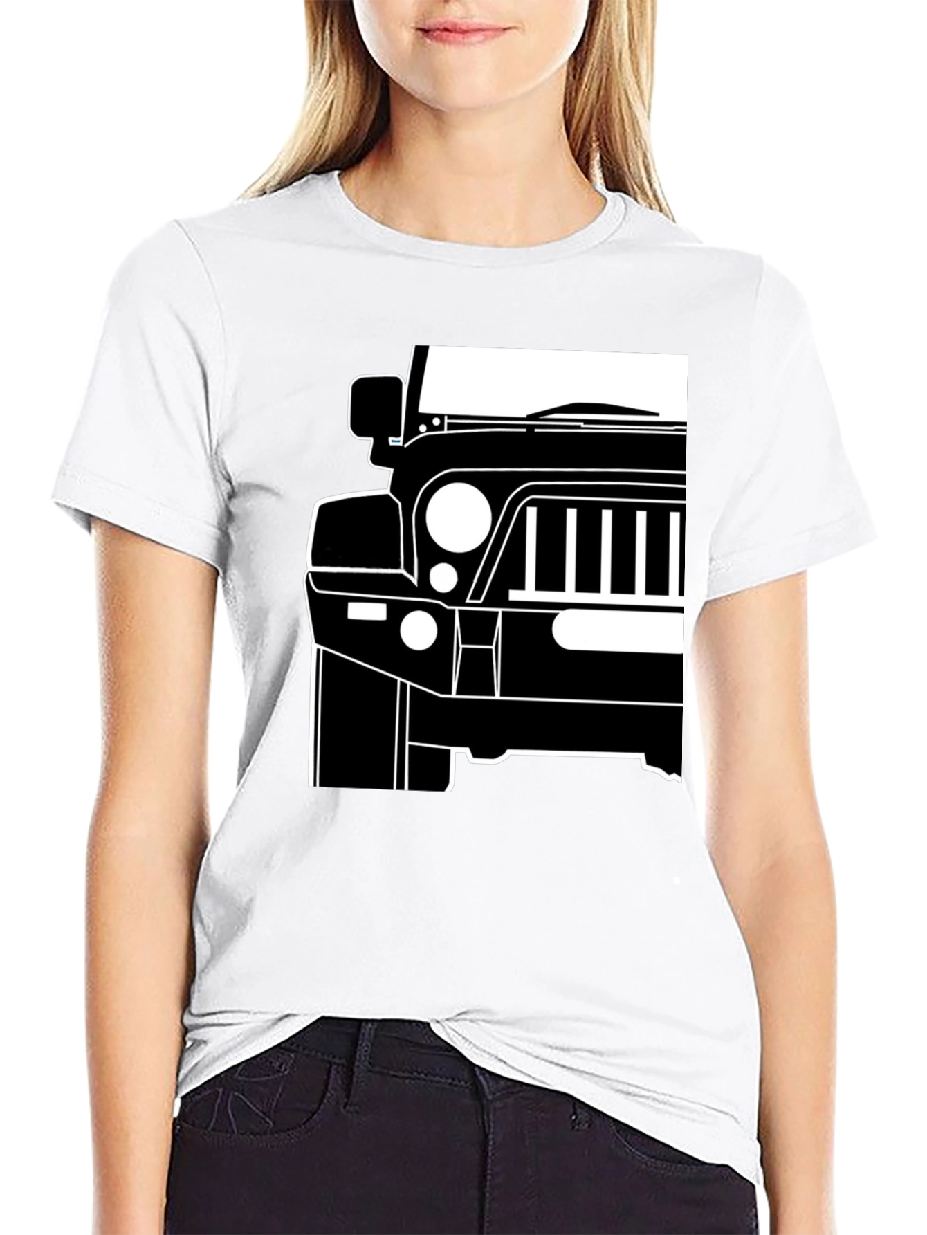 Jeep Front T-Shirt - Bold Automotive Graphic Tee