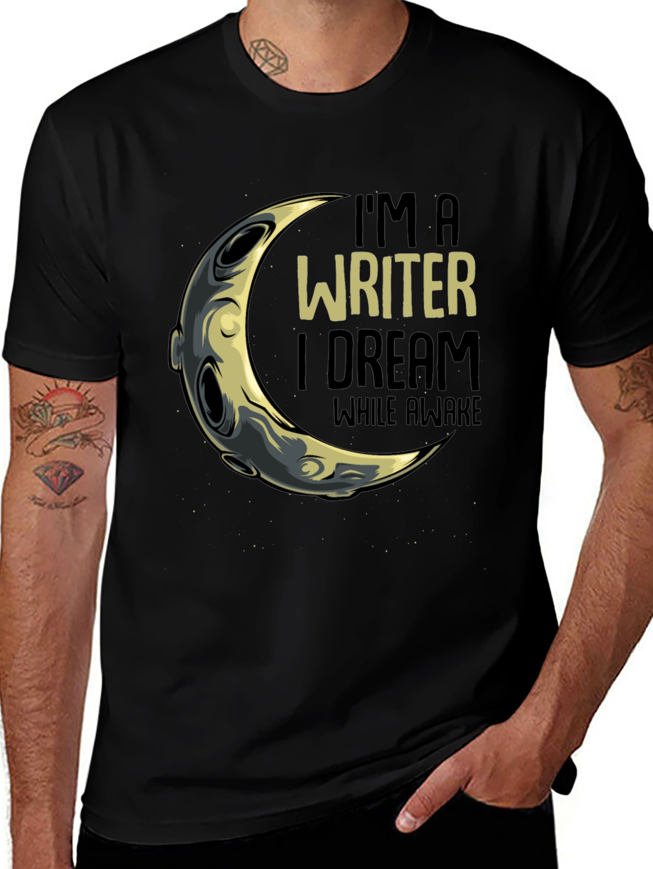 Im a Writer Moon Graphic T-Shirt