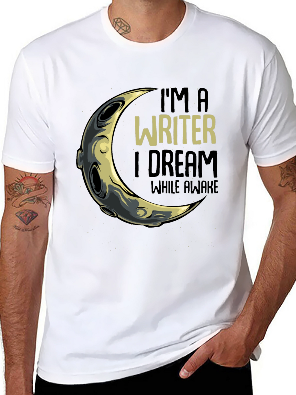 Im a Writer Moon Graphic T-Shirt