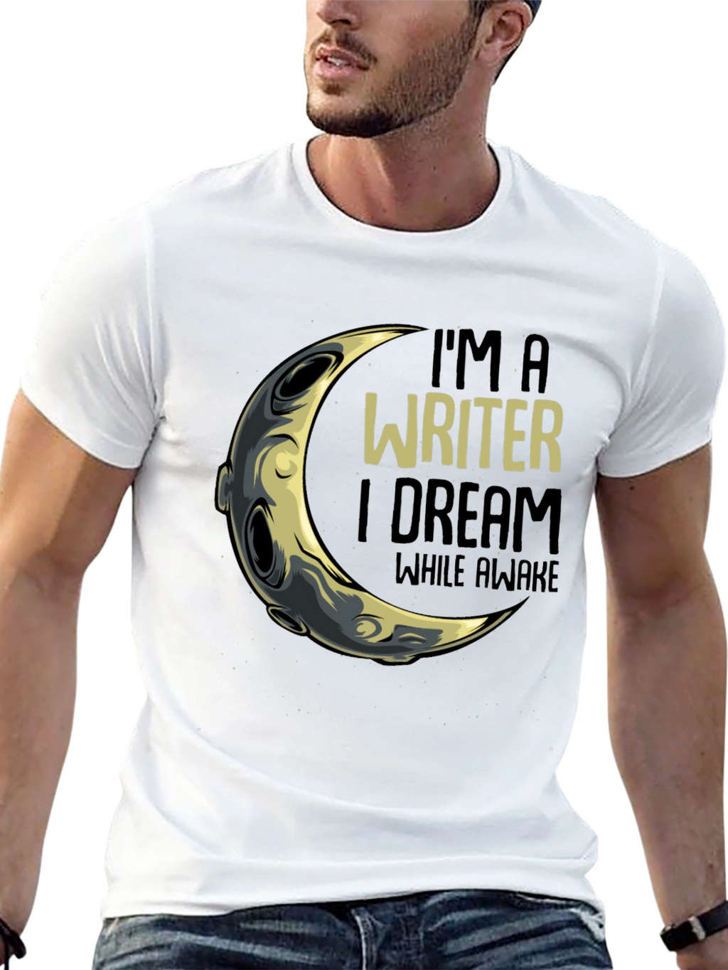 Im a Writer Moon Graphic T-Shirt