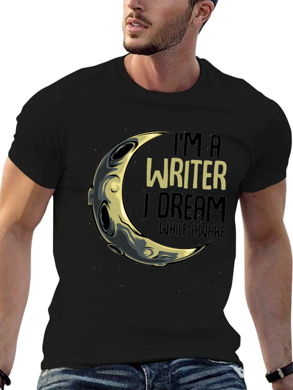 Im a Writer Moon Graphic T-Shirt