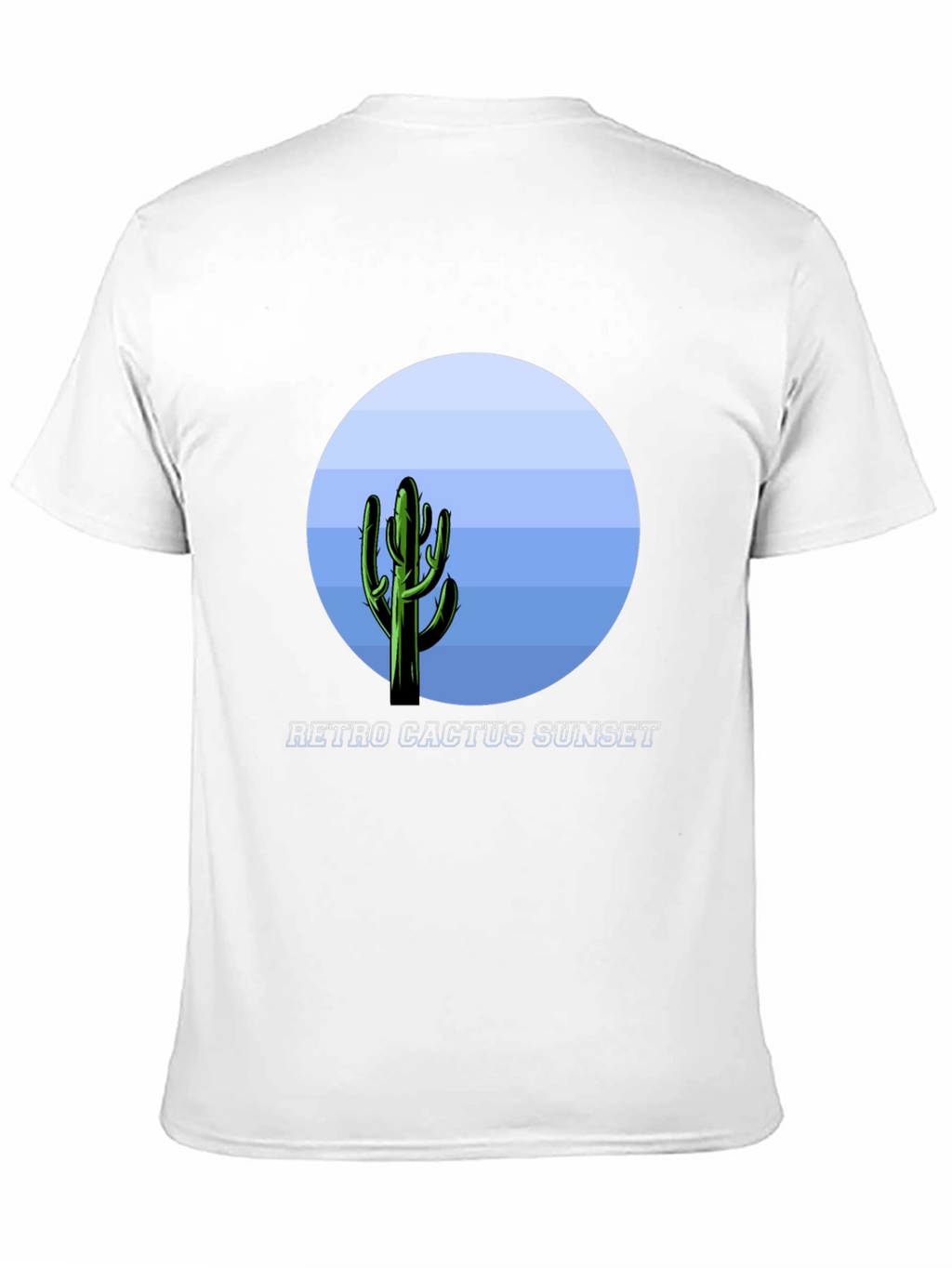 Retro Cactus Sunset Graphic T-Shirt