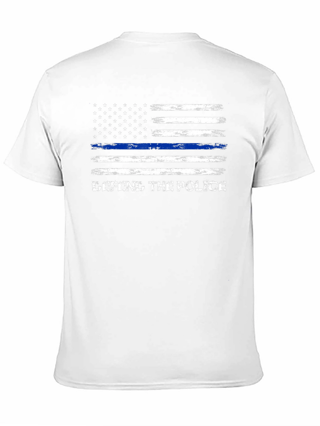 Defend The Police T-Shirt - Thin Blue Line Flag