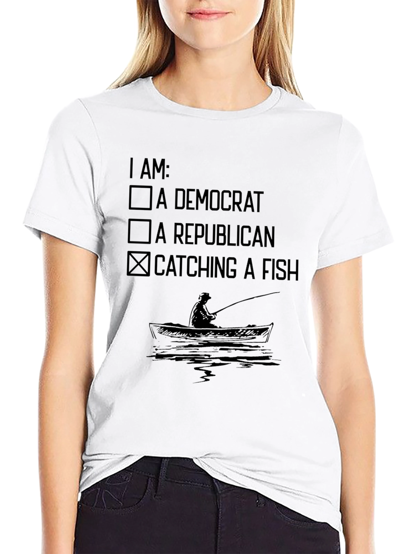 I am: Catching a Fish T-Shirt