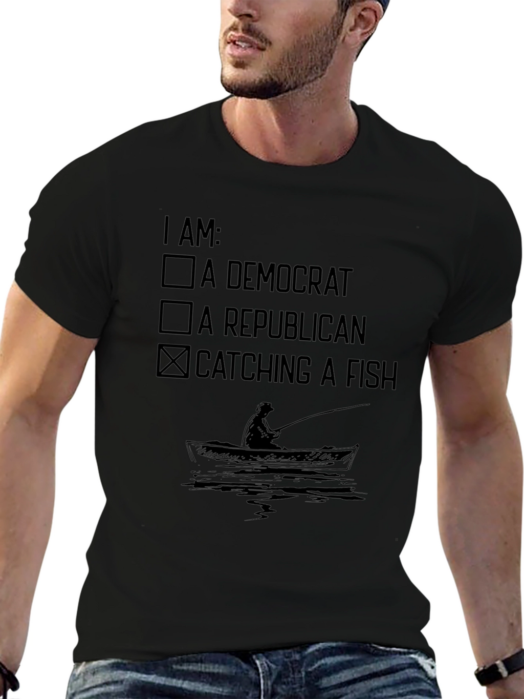 I am: Catching a Fish T-Shirt