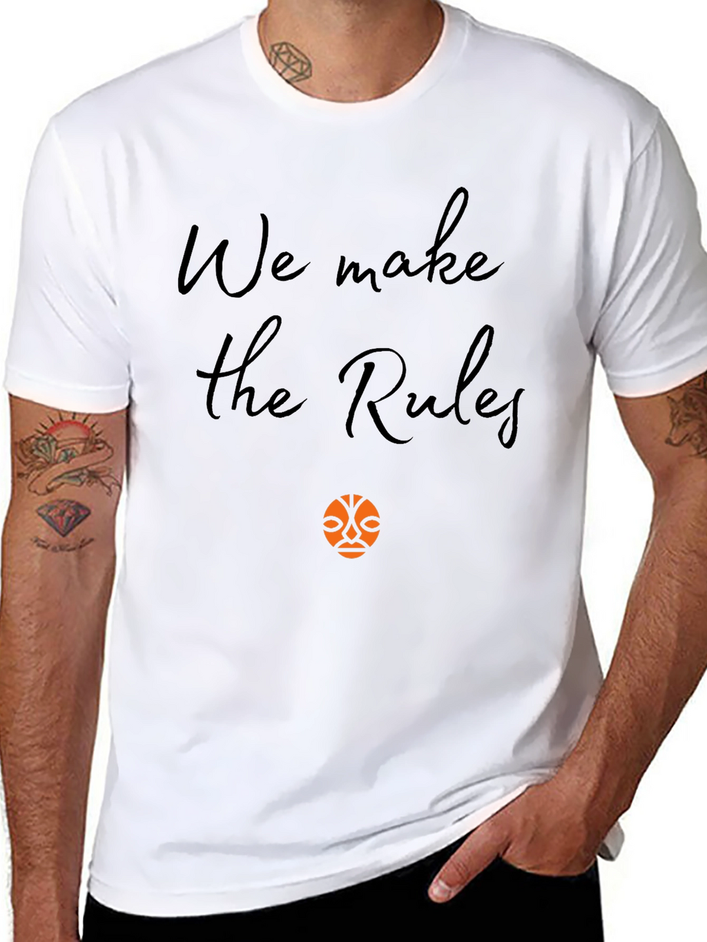 We Make the Rules Black Graphic Tee