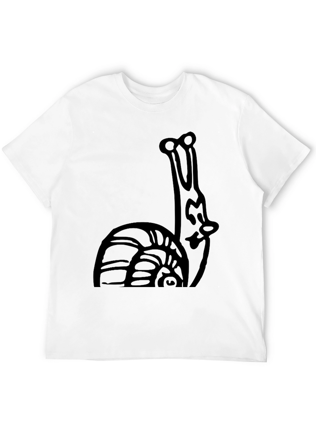 Black Snail Graphic Tee - Unique Design