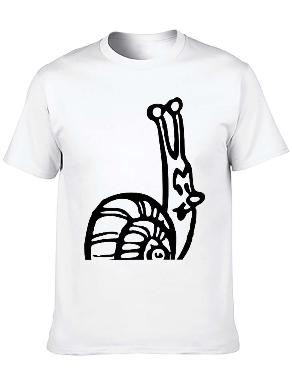 Black Snail Graphic Tee - Unique Design
