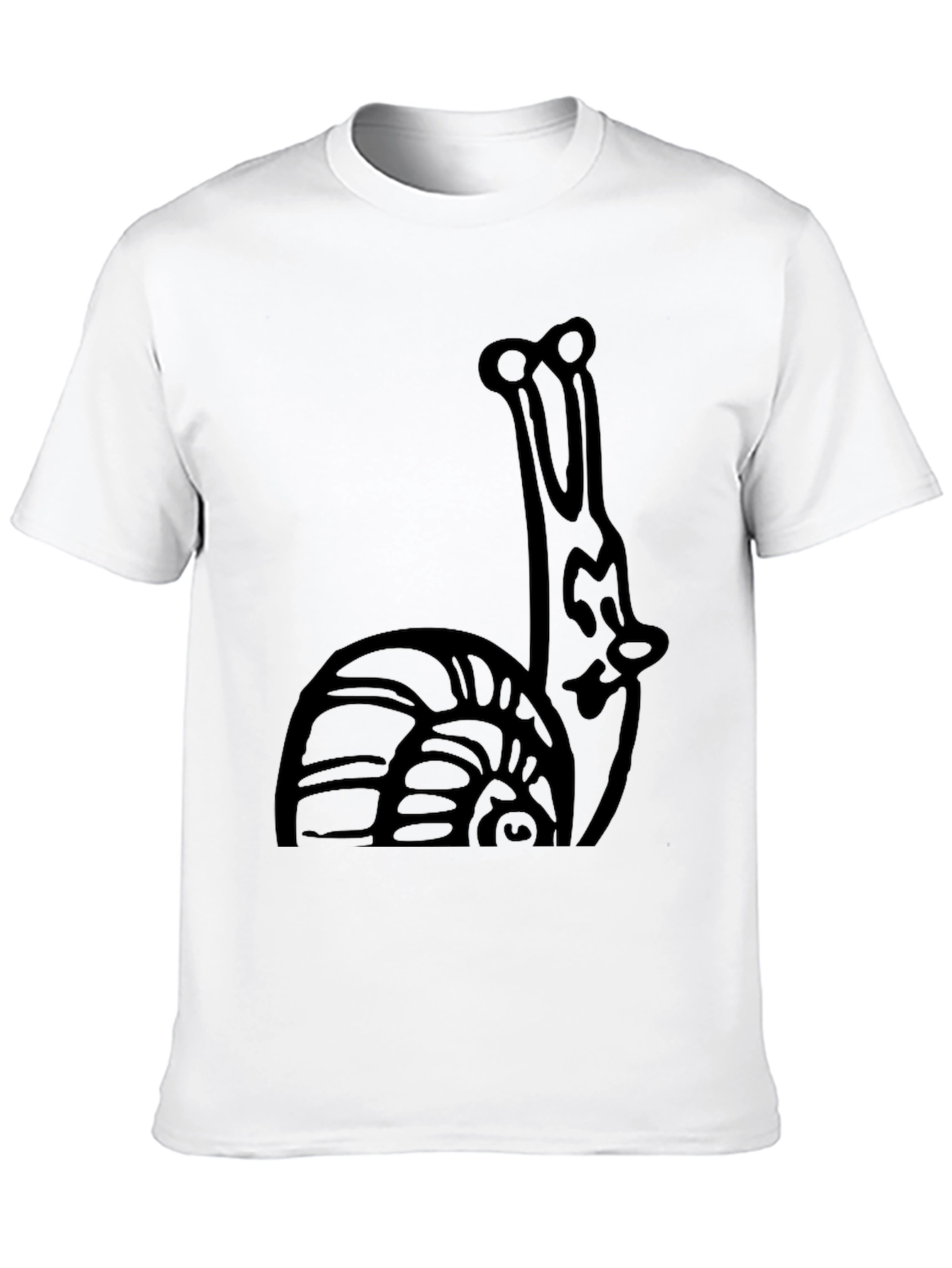 Black Snail Graphic Tee - Unique Design