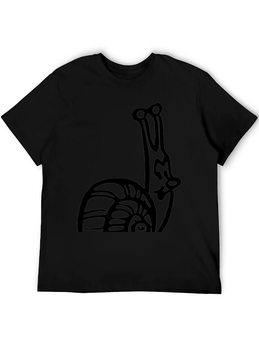 Black Snail Graphic Tee - Unique Design