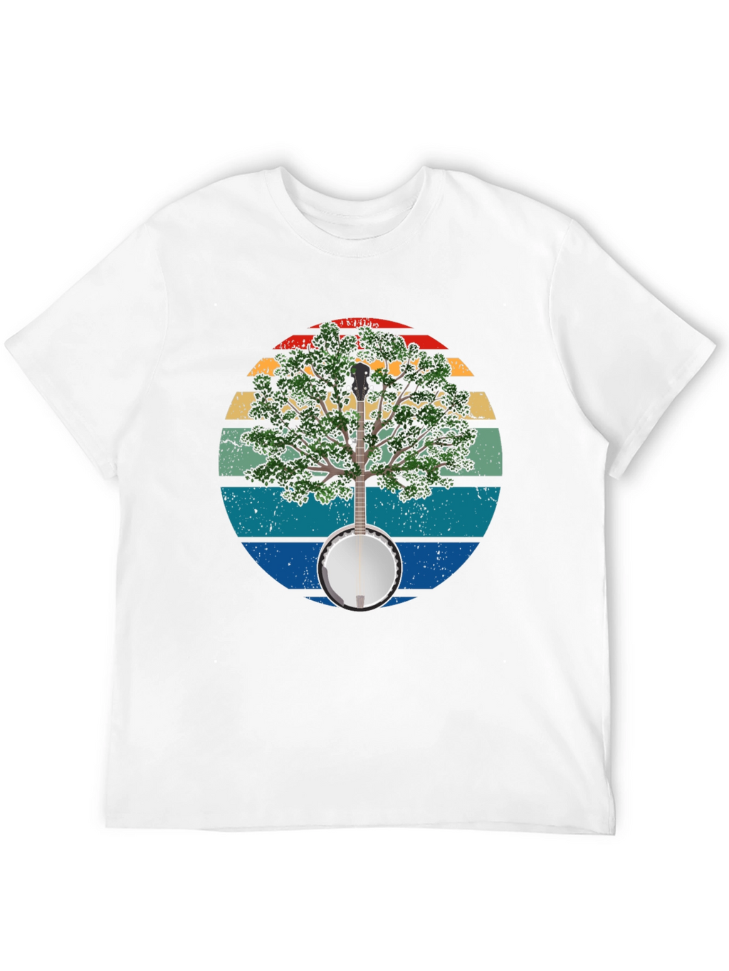 Banjo Tree Graphic T-Shirt