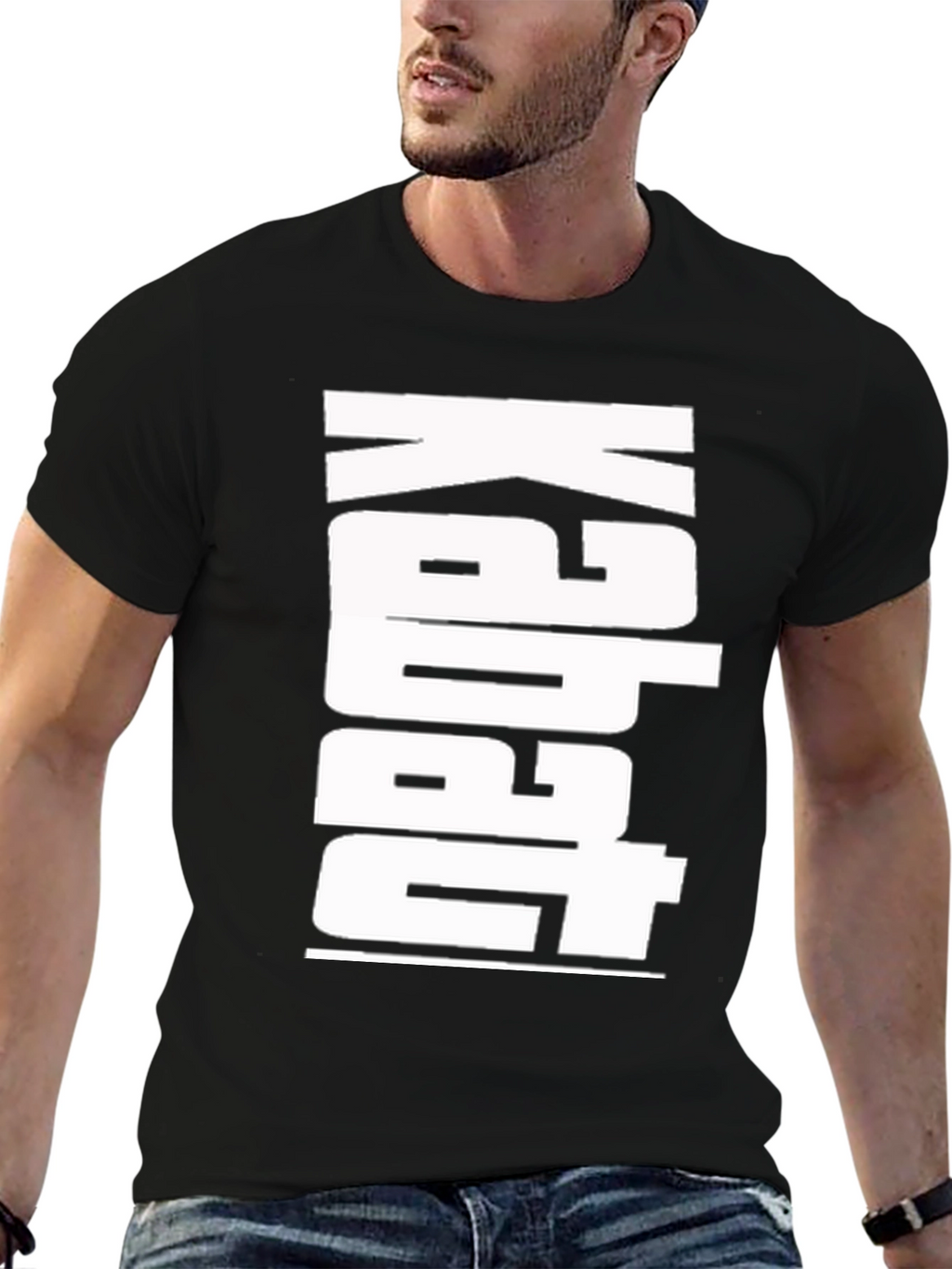 Kabat Graphic Tee - Cool Black T-Shirt