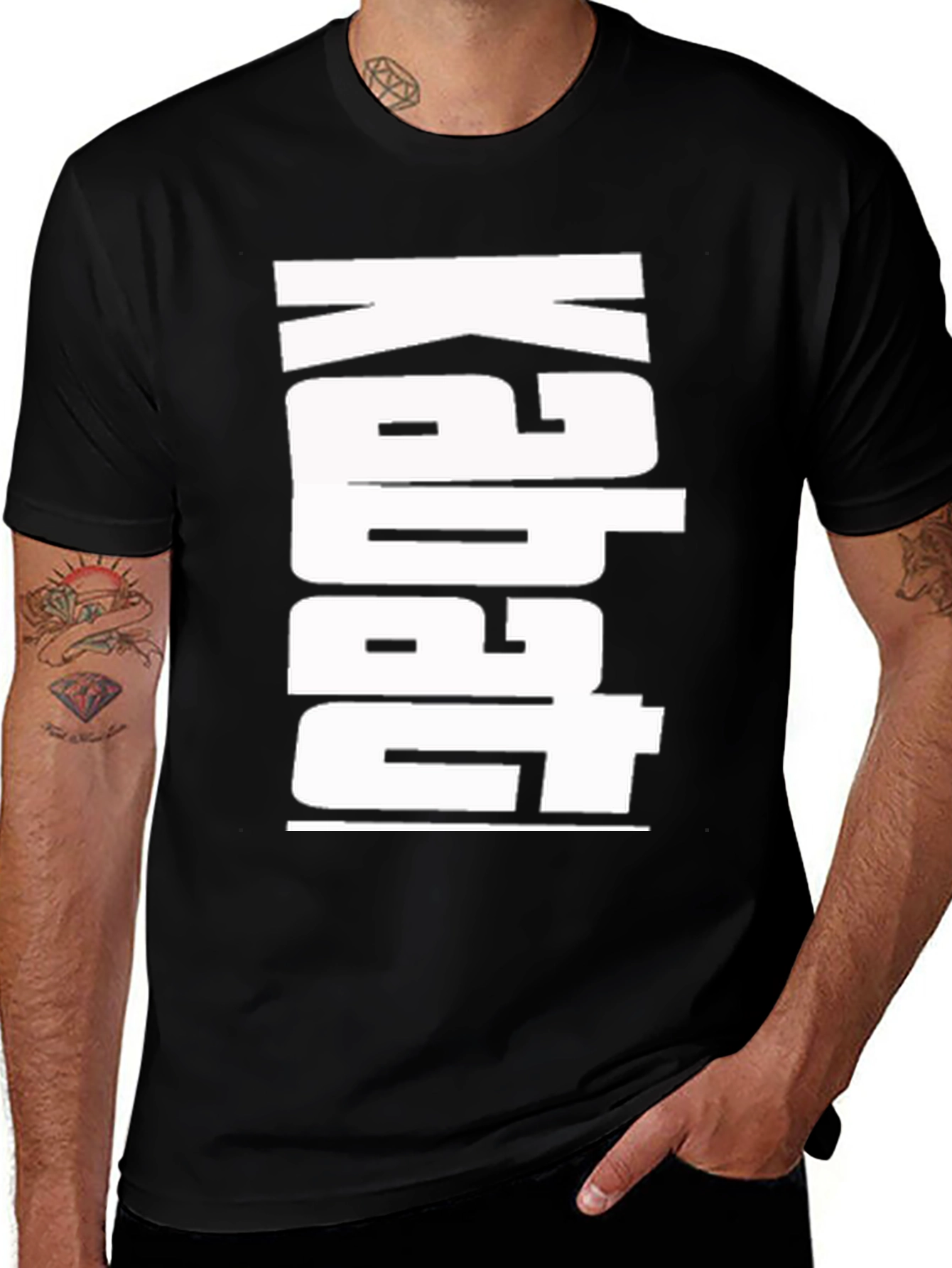 Kabat Graphic Tee - Cool Black T-Shirt