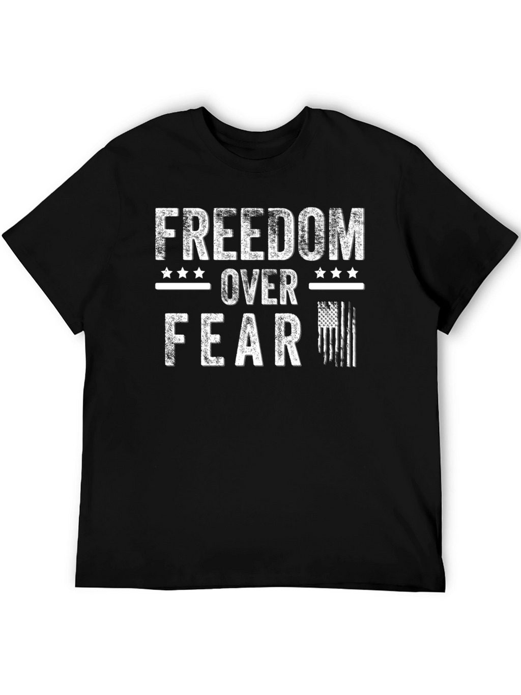 Freedom Over Fear Graphic Tee - Patriotic T-Shirt