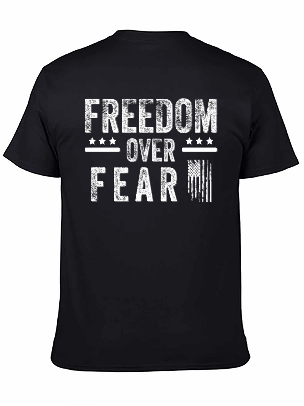 Freedom Over Fear Graphic Tee - Patriotic T-Shirt
