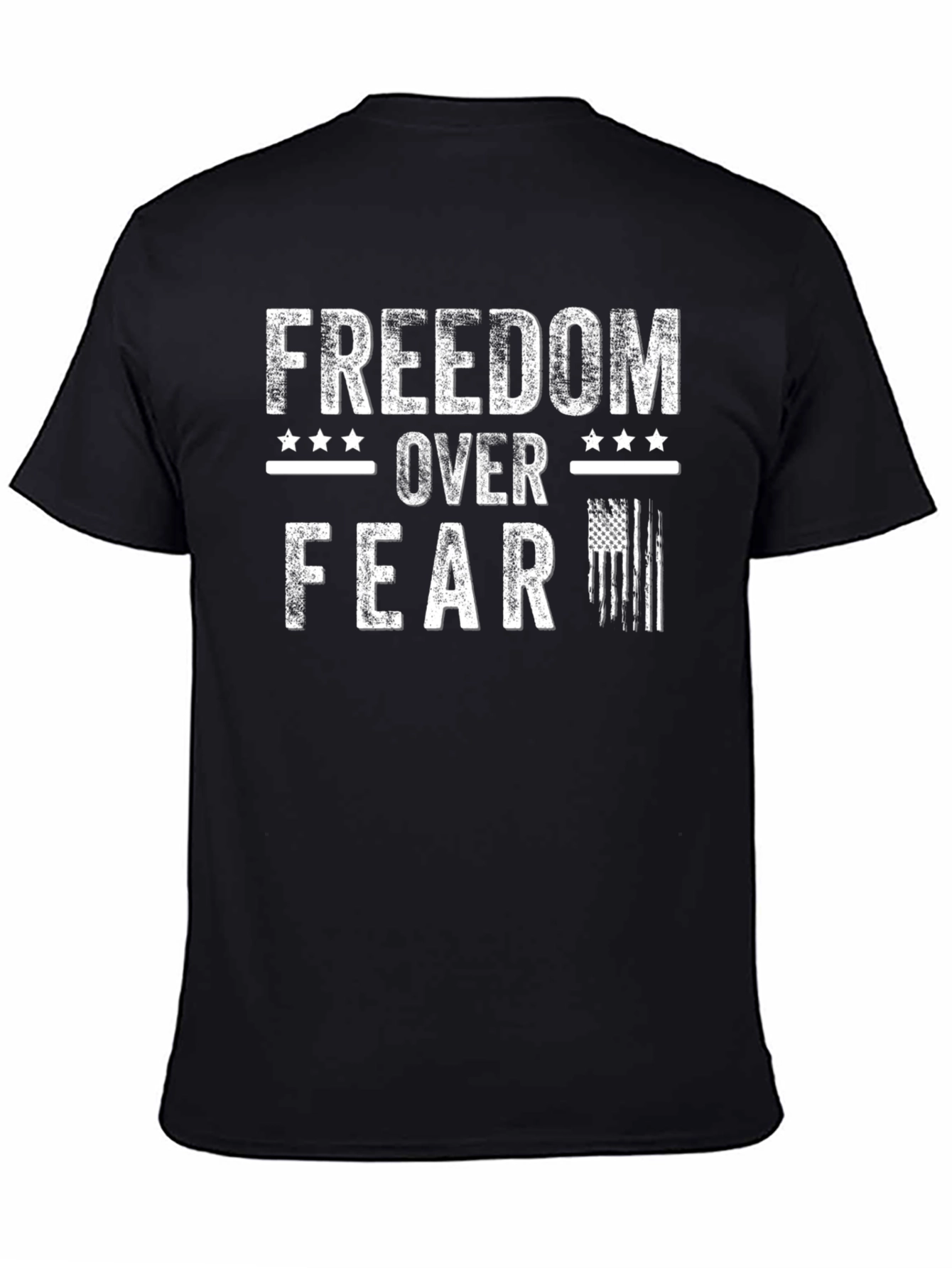 Freedom Over Fear Graphic Tee - Patriotic T-Shirt