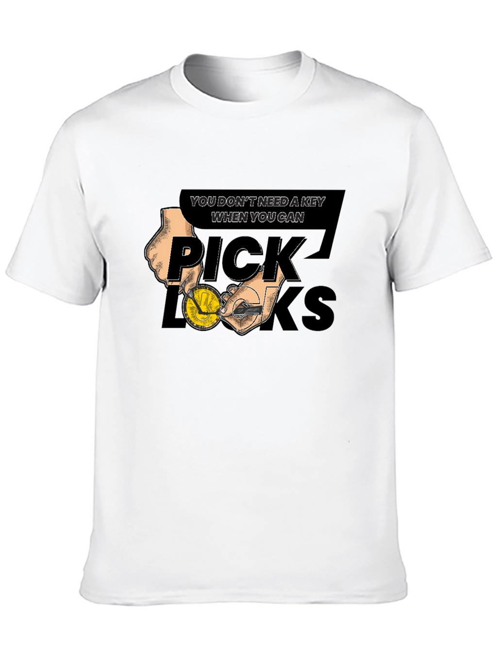 Pick Locks Graphic Tee - No Key Needed T-Shirt