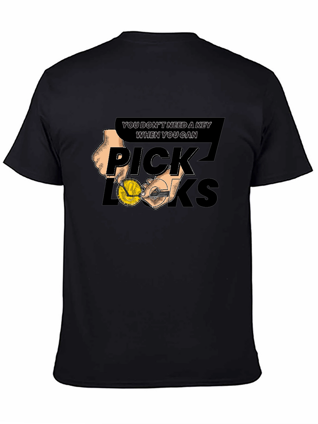 Pick Locks Graphic Tee - No Key Needed T-Shirt