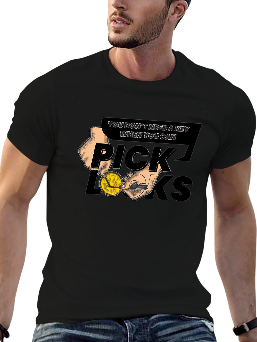 Pick Locks Graphic Tee - No Key Needed T-Shirt