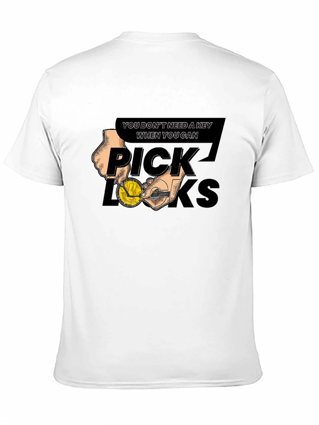Pick Locks Graphic Tee - No Key Needed T-Shirt