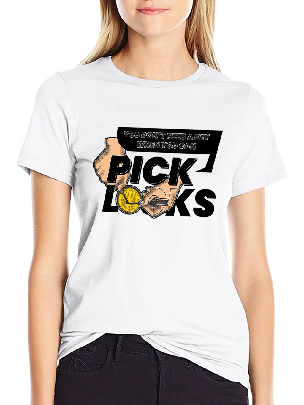 Pick Locks Graphic Tee - No Key Needed T-Shirt