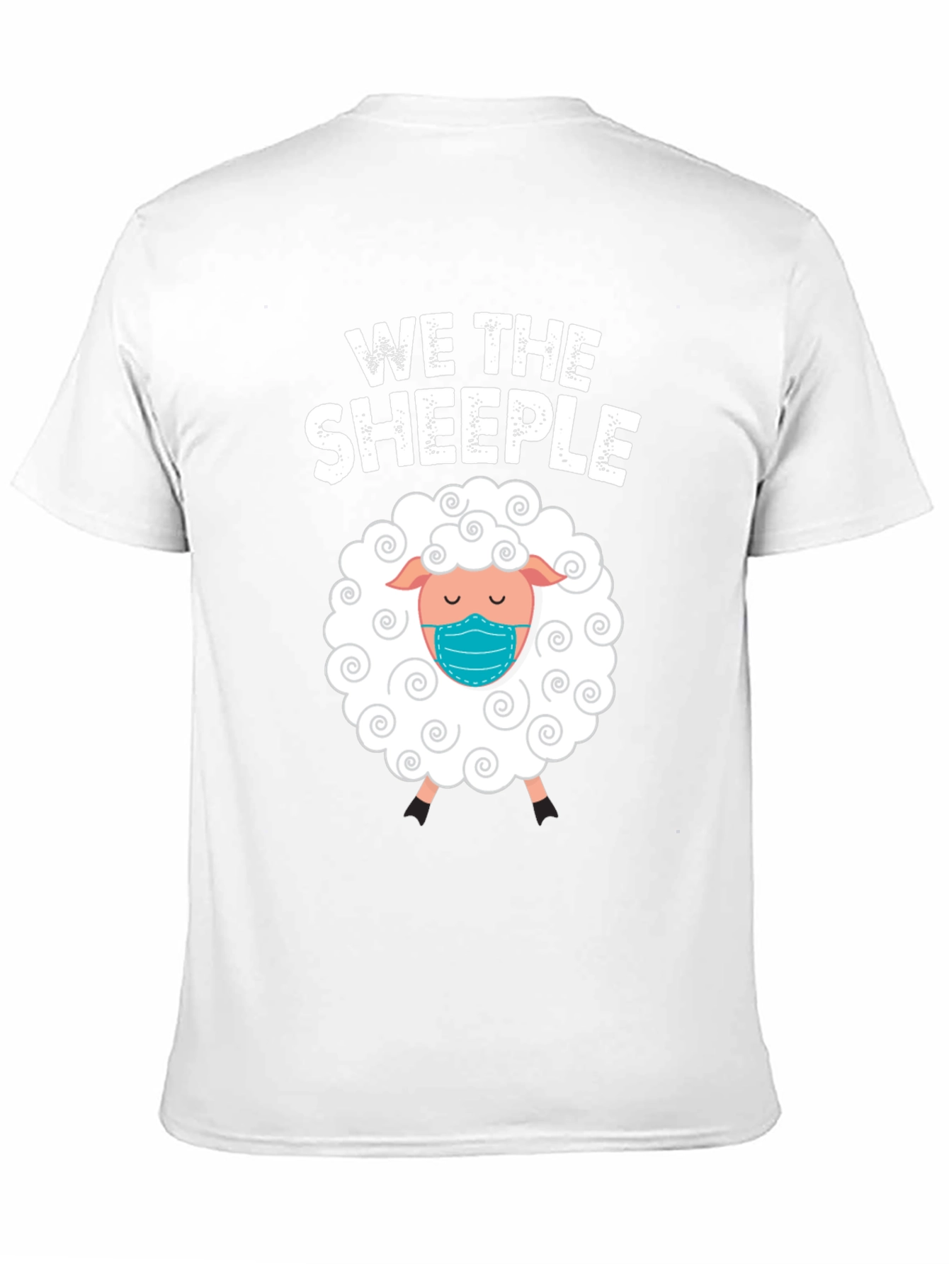 We The Sheeple T-Shirt: Funny Masked Sheep Tee