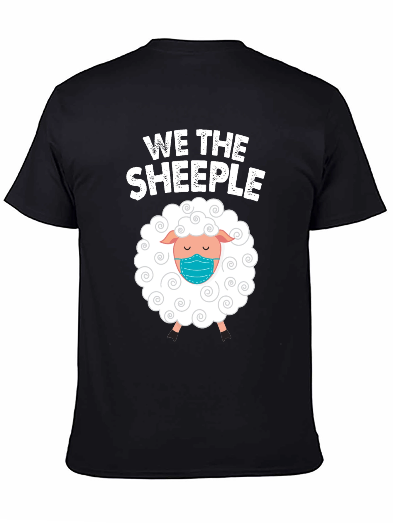We The Sheeple T-Shirt: Funny Masked Sheep Tee