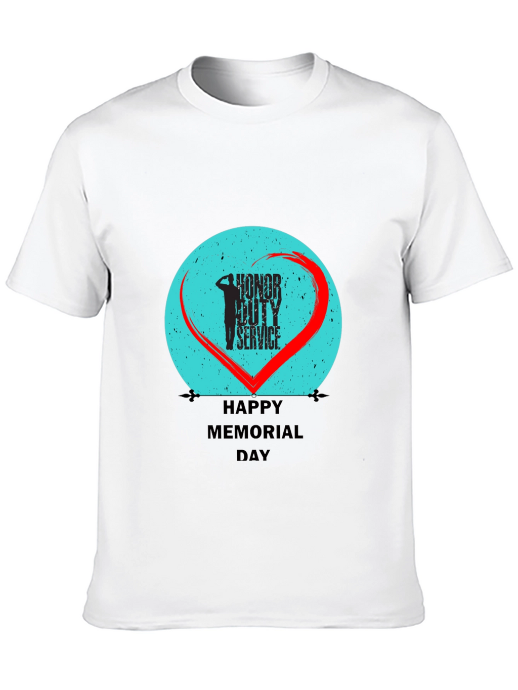 Honor Duty Service Memorial Day T-Shirt