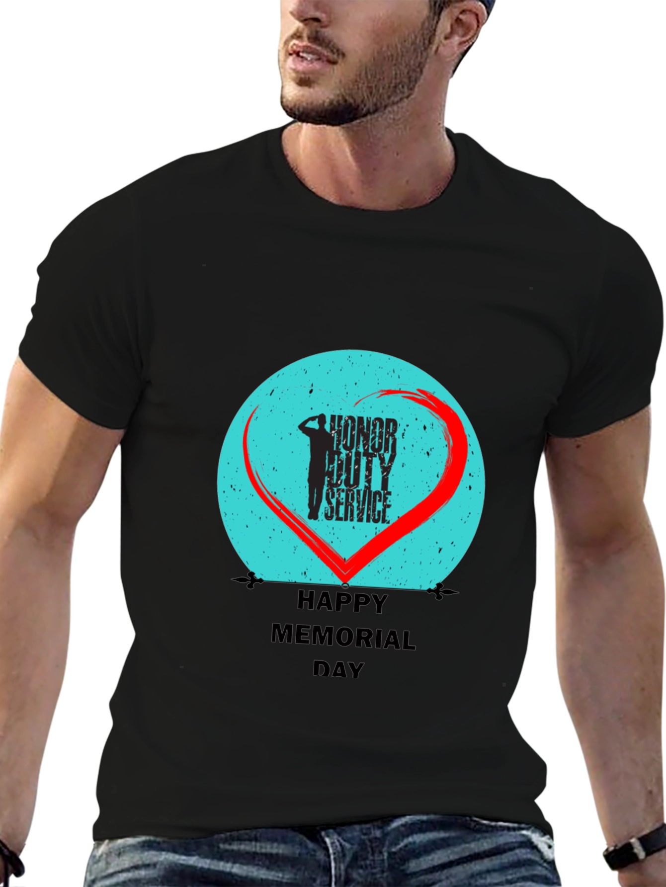 Honor Duty Service Memorial Day T-Shirt