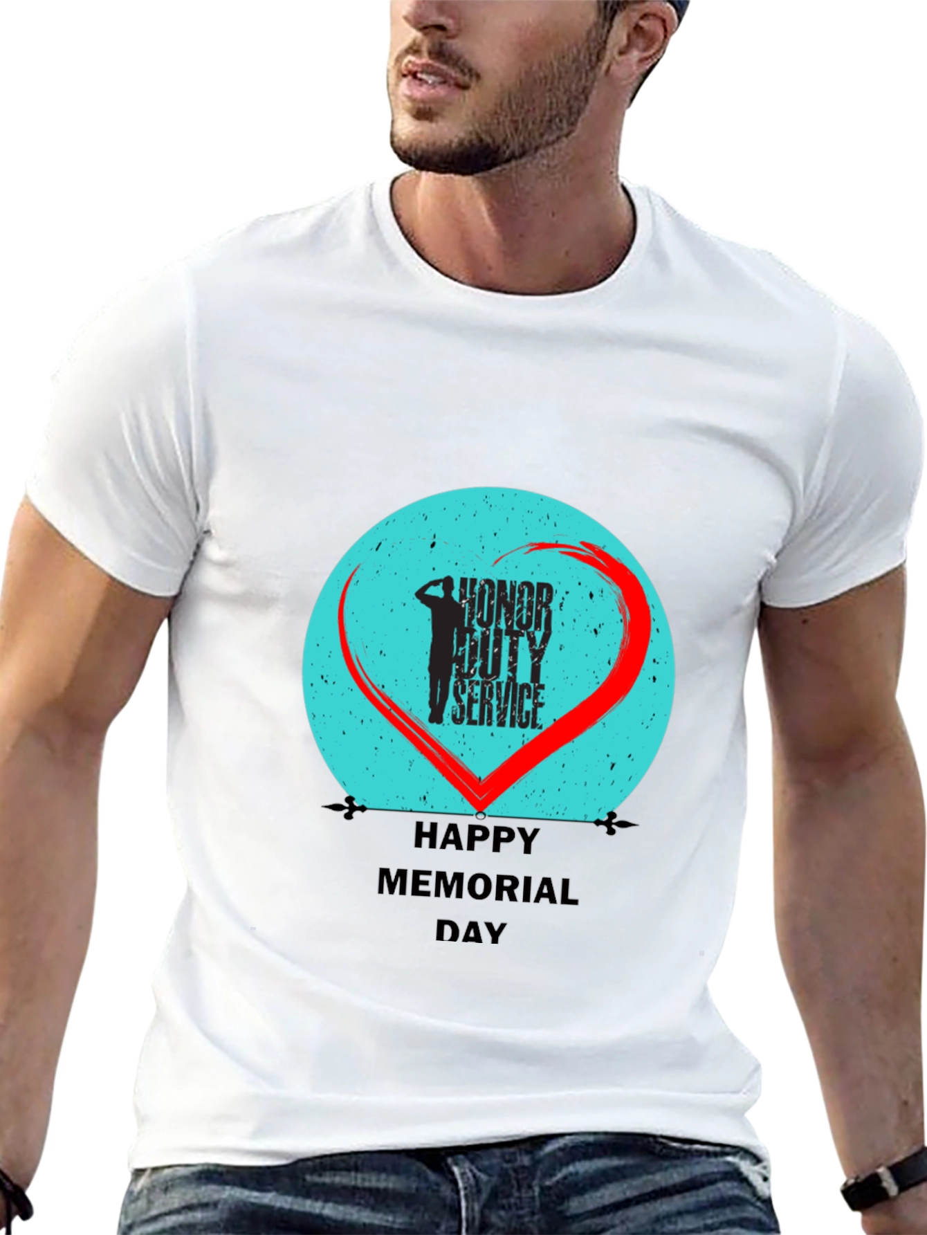 Honor Duty Service Memorial Day T-Shirt