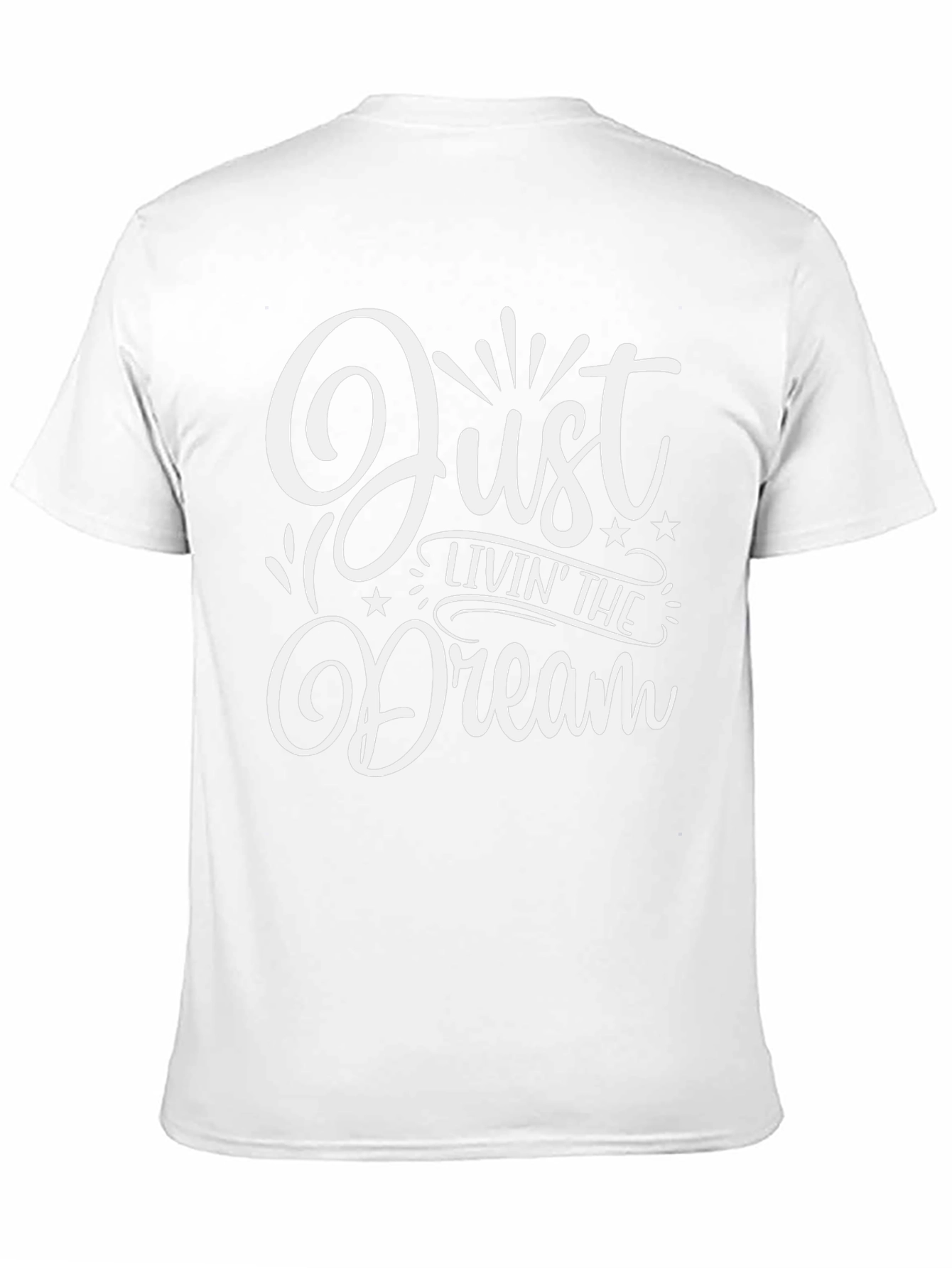 Just Livin The Dream Black Graphic Tee