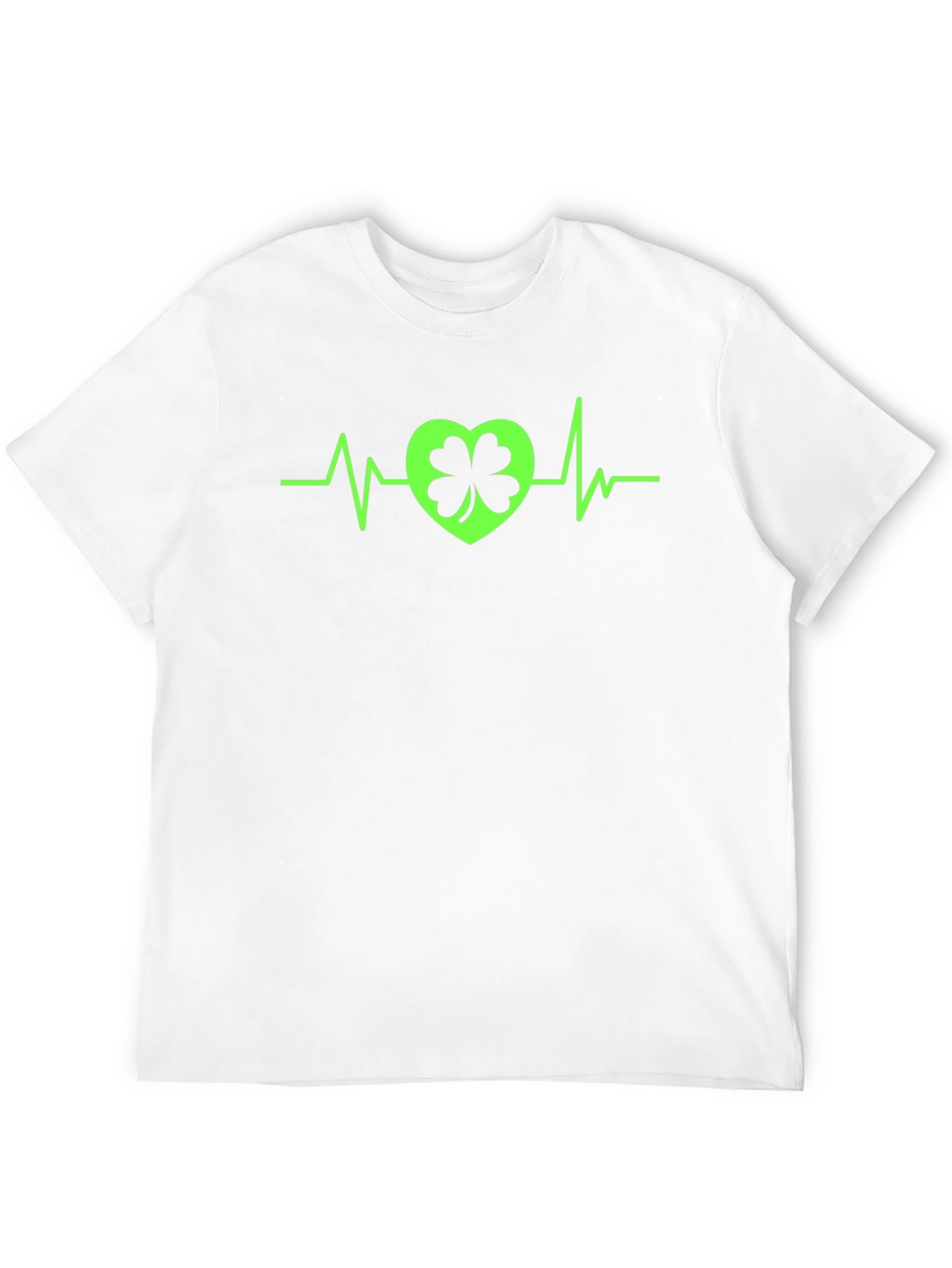 St. Patricks Day Heartbeat Shamrock T-Shirt