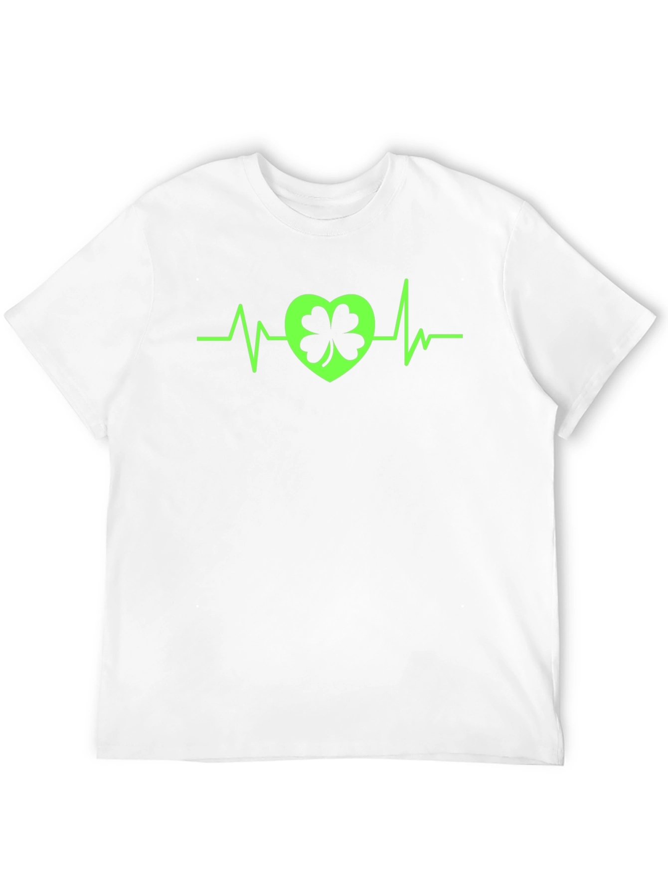 St. Patricks Day Heartbeat Shamrock T-Shirt