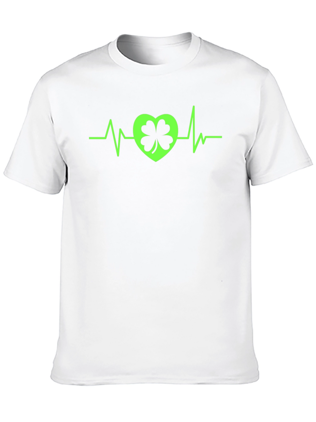 St. Patricks Day Heartbeat Shamrock T-Shirt