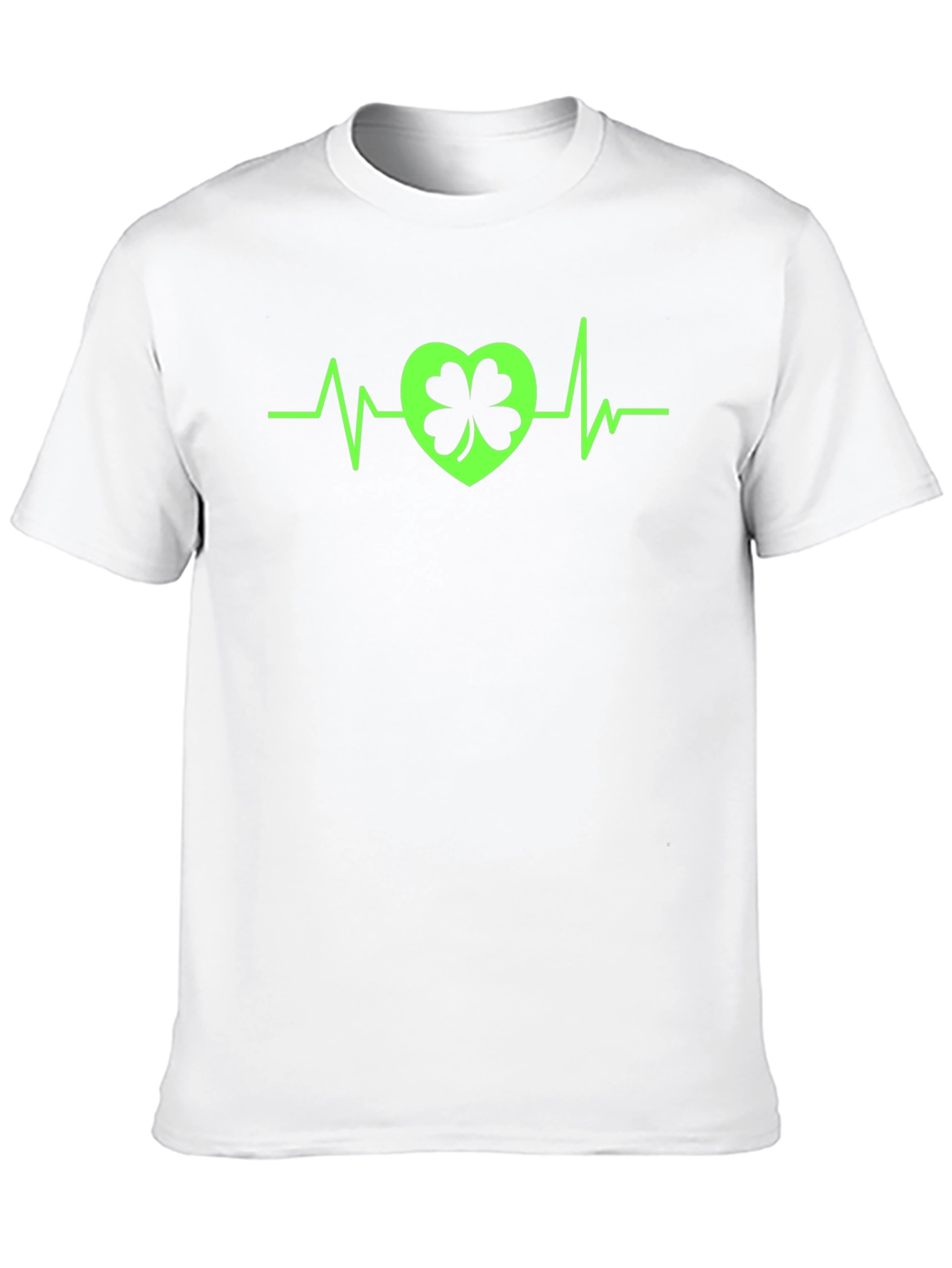 St. Patricks Day Heartbeat Shamrock T-Shirt