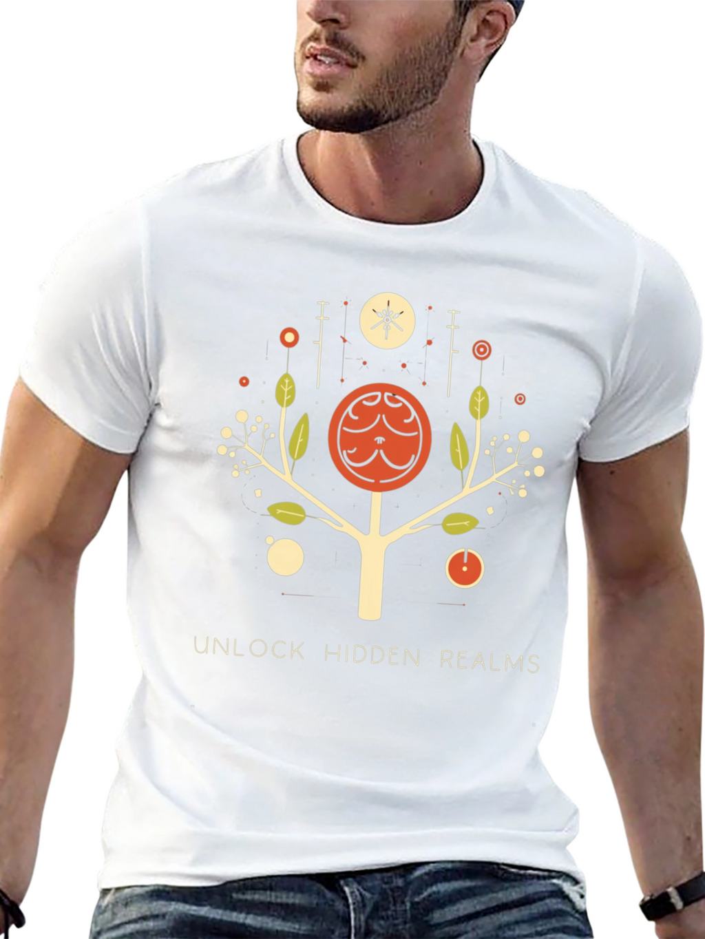 Unlock Hidden Realms Graphic Tee