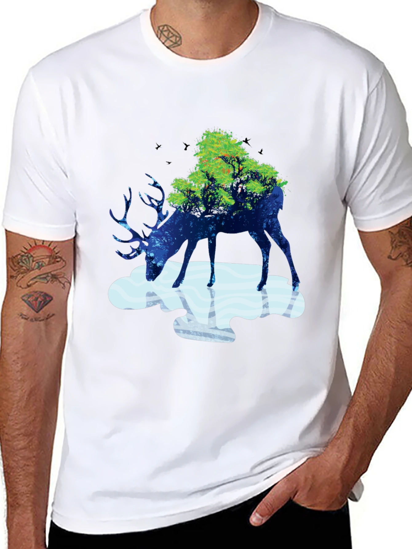 Deer Nature T-Shirt - Unique Graphic Tee