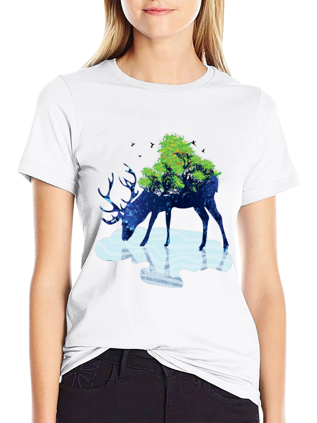 Deer Nature T-Shirt - Unique Graphic Tee