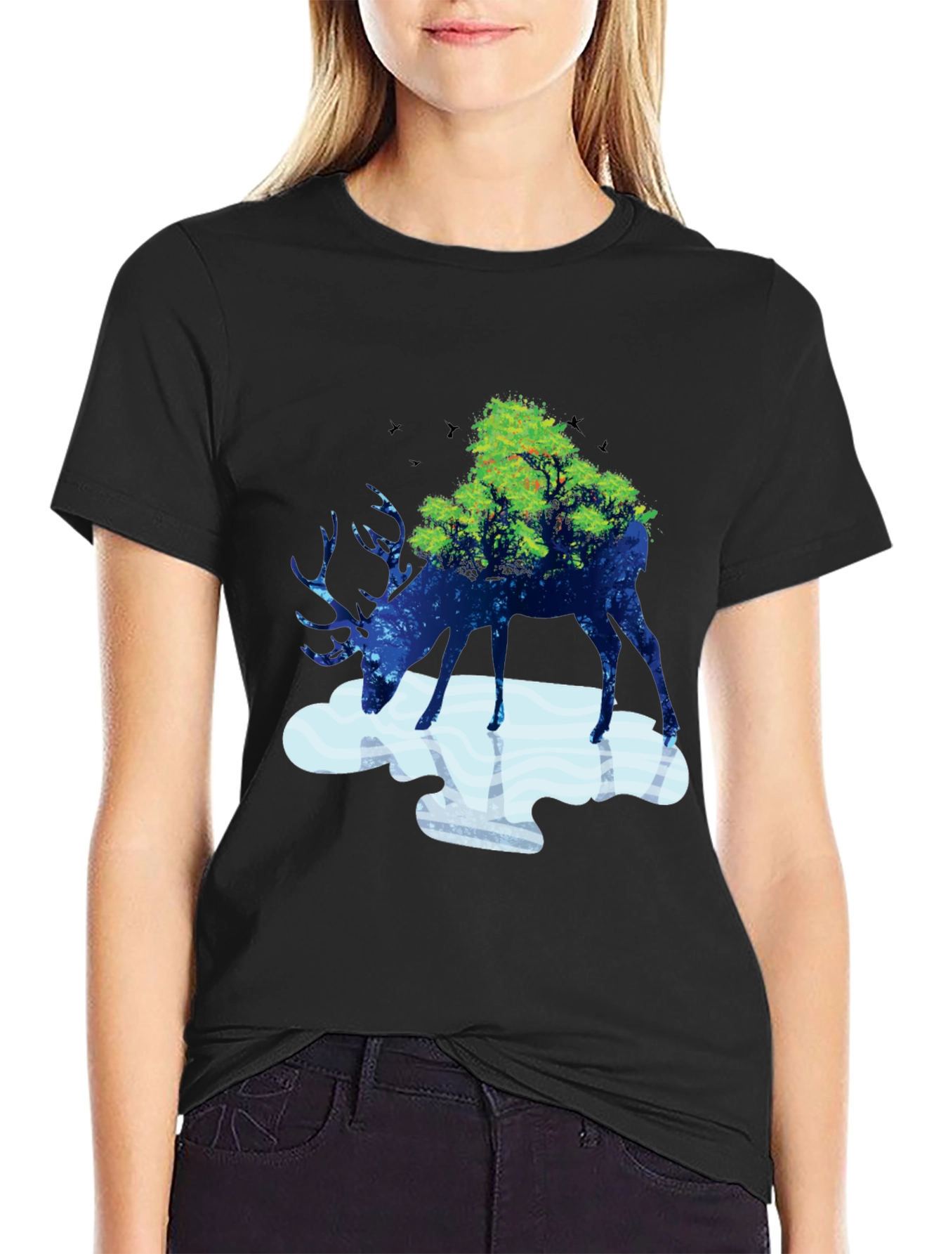 Deer Nature T-Shirt - Unique Graphic Tee