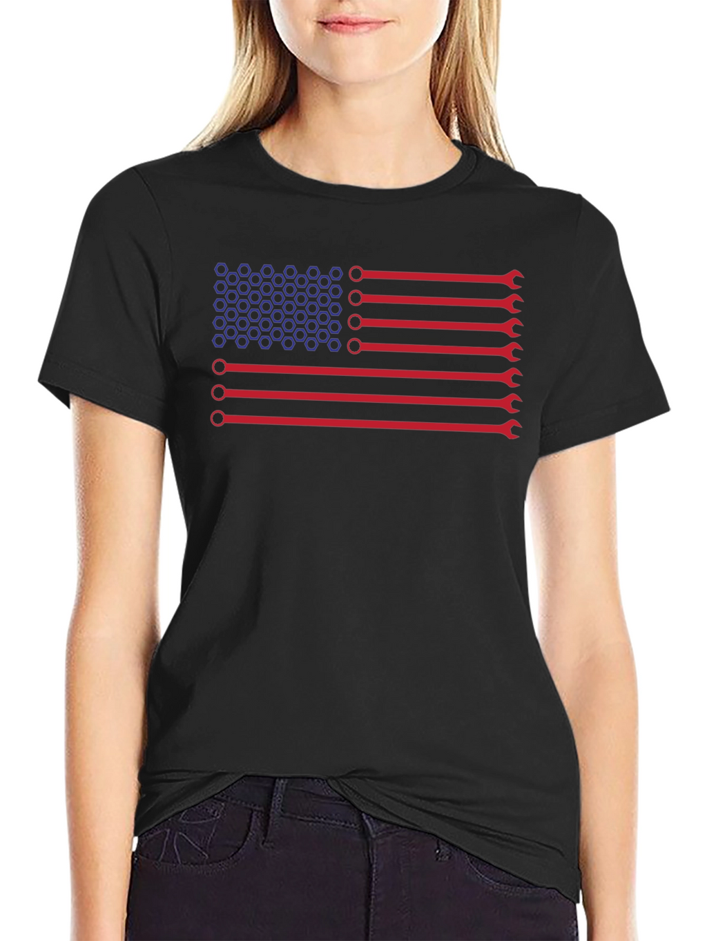 Mechanic American Flag T-Shirt