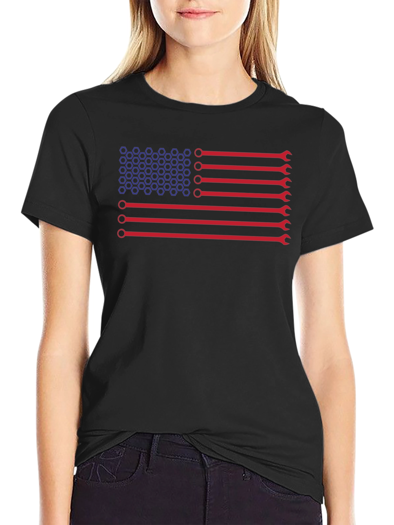 Mechanic American Flag T-Shirt